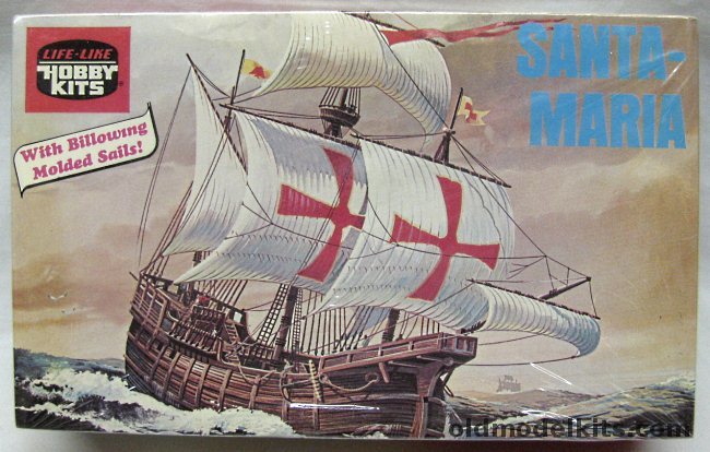 Life-Like Santa Maria Columbus' Ship - (Ex-Pyro), 09314 plastic model kit